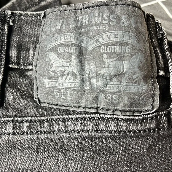 LEVI’S 511 BLACK JEANS - Picture 3 of 3